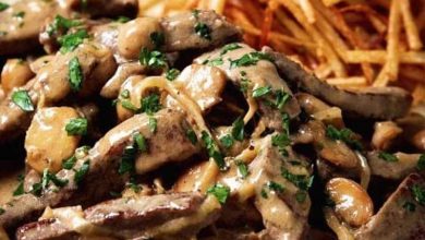 طرز تهیه بیف استروگانف