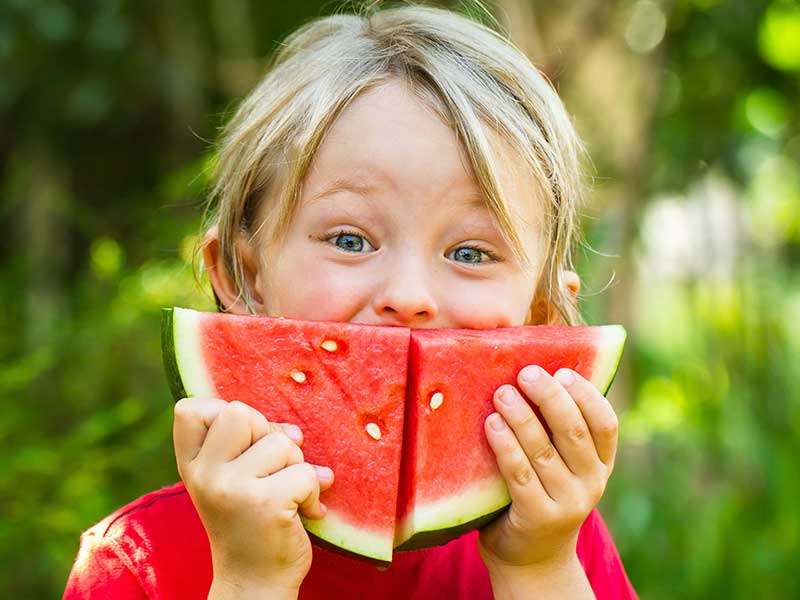 فواید هندوانه برای کودکان