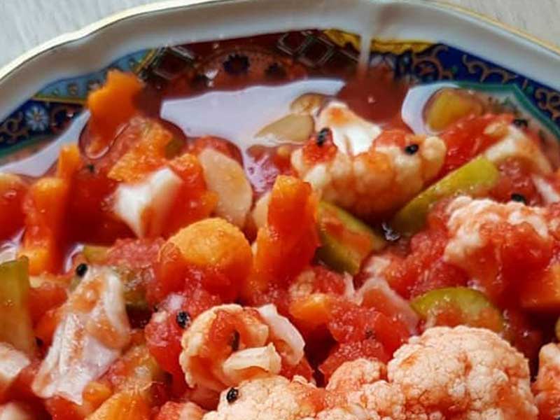 طرز تهیه ترشی مشهدی